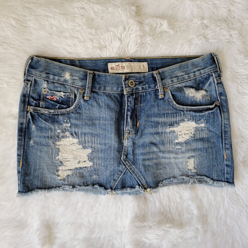 Hollister Denim Mini Skirt